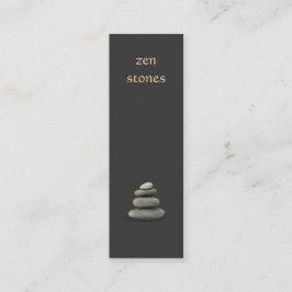 Tarjeta de visita Zen Stones