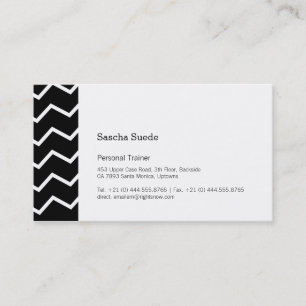 Tarjeta De Visita ¡ZIG blanco y negro!