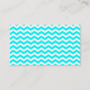 Tarjeta De Visita Zig Zags Blancos
