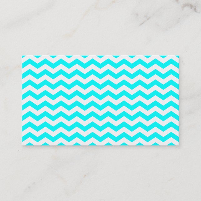 Tarjeta De Visita Zig Zags Blancos (Anverso)