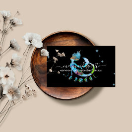Tarjeta De Visita Zodiaco espiritual de la luna de la sirena