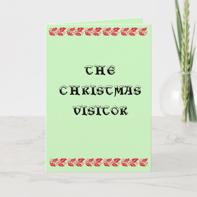 TARJETA DE VISITANTES DE NAVIDADES (Anverso)