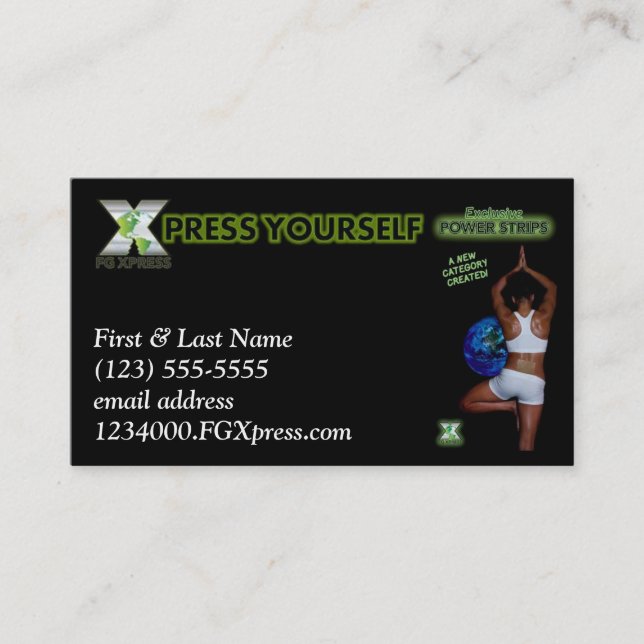 Tarjeta de visitas de FGXpress #2 (Anverso)
