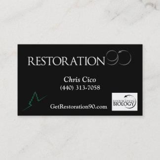 Tarjeta de visitas de ForeverGreen Restoration90