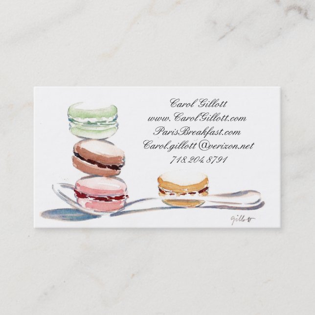 Tarjeta de visitas del Web site (Anverso)