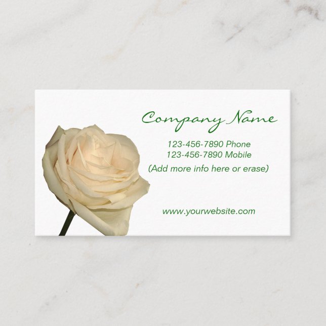 Tarjeta de Visitas - Floral (Anverso)