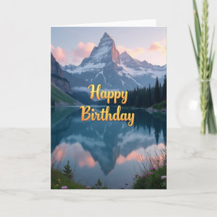 Tarjeta de Vista de la Montaña Dulce