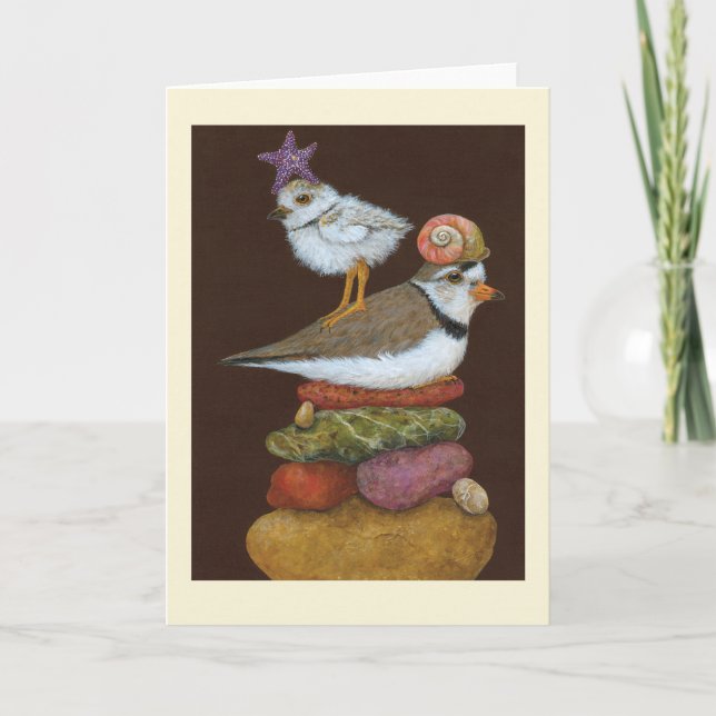 tarjeta de vista de playa (Anverso)