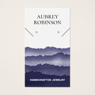 Tarjeta de visualización azul Magic Misty Mountain