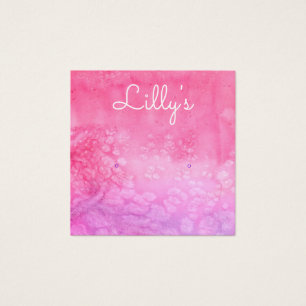 Tarjeta de visualización Bohemian Watercolor Stud