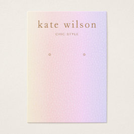 Tarjeta de visualización de anclaje de cuero arco 