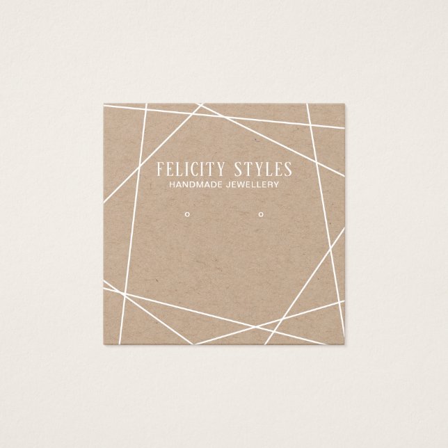 Tarjeta de visualización de anclaje geométrico del (Anverso)