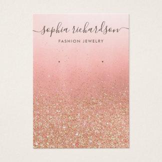 tarjeta de visualización de anillo de joyería Rosa