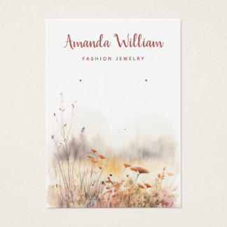 Tarjeta de visualización de anillo floral de flore