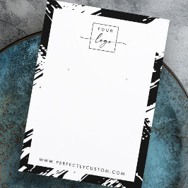 Tarjeta de visualización de arañazos en blanco y n