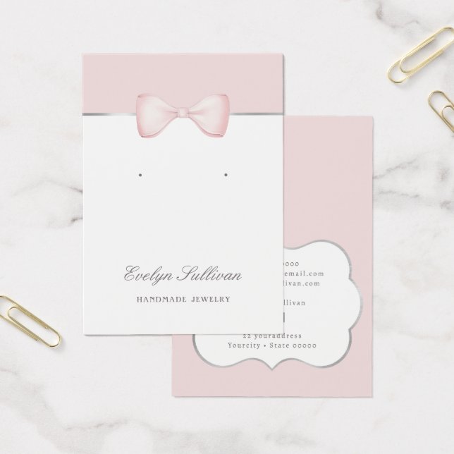 Tarjeta de visualización de arcos de color rosa (Oficina)