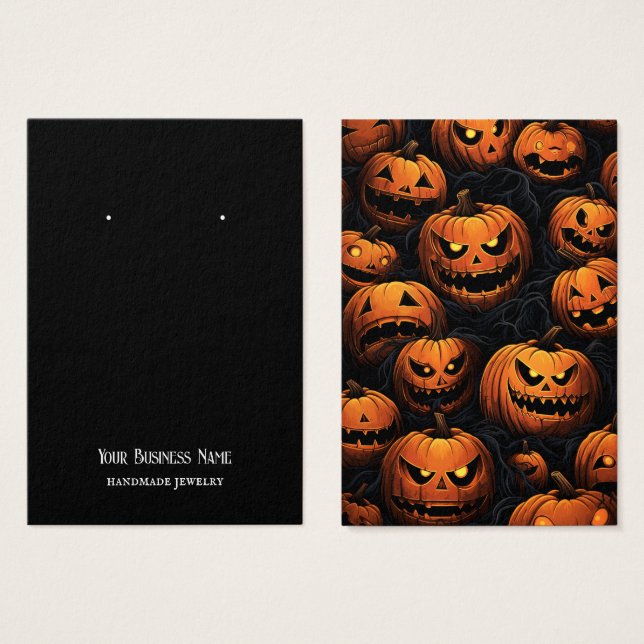 Tarjeta de visualización de auriculares de Hallowe (Anverso y reverso)
