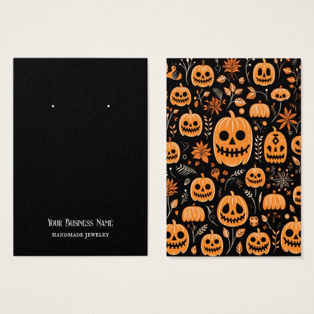 Tarjeta de visualización de auriculares de Hallowe (Anverso y reverso)