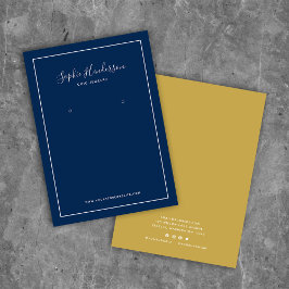 Tarjeta de visualización de caligrafía y color Per