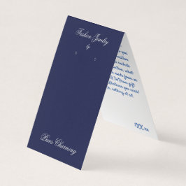 Tarjeta de visualización de canalaje de marea blan