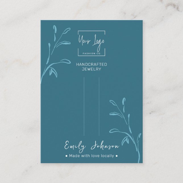 Tarjeta de visualización de clip de pelo de joyerí (Anverso)