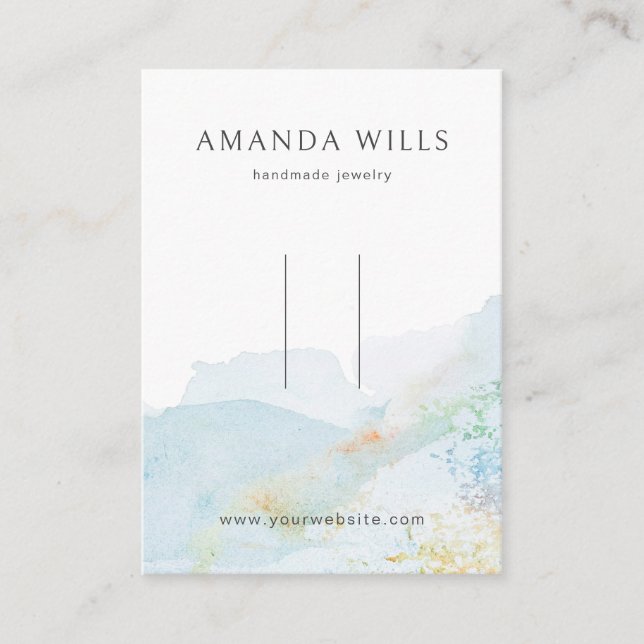 Tarjeta de visualización de clip de pelo ・ Natural (Anverso)