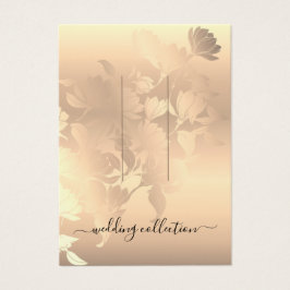 Tarjeta de visualización de clip de pelo Romántico