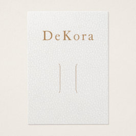 Tarjeta de visualización de clip de pelo simple de