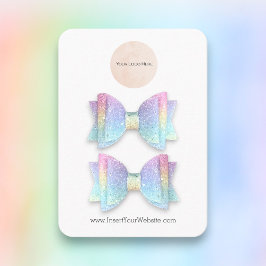 Tarjeta de visualización de clips de doble reverso