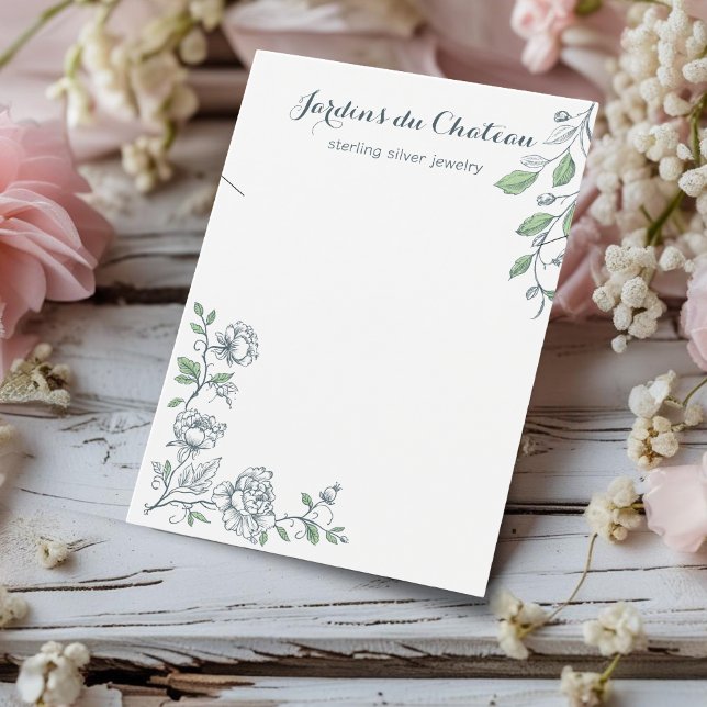 Tarjeta de visualización de collar botánico dibuja (Subido por el creador)
