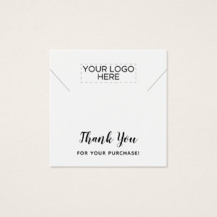 Tarjeta de visualización de collar de agradecimien