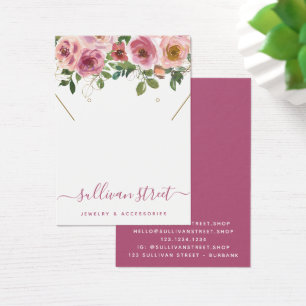 Tarjeta de visualización de collar de azotes flora
