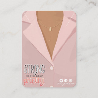 Tarjeta de visualización de collar de ilustracion