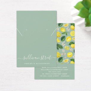 Tarjeta de visualización de collar de limoneros