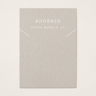 Tarjeta de visualización de collar de Moda de cuer