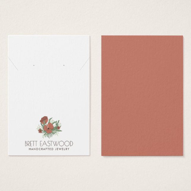 Tarjeta de visualización de collar de riego de ama (Anverso y reverso)