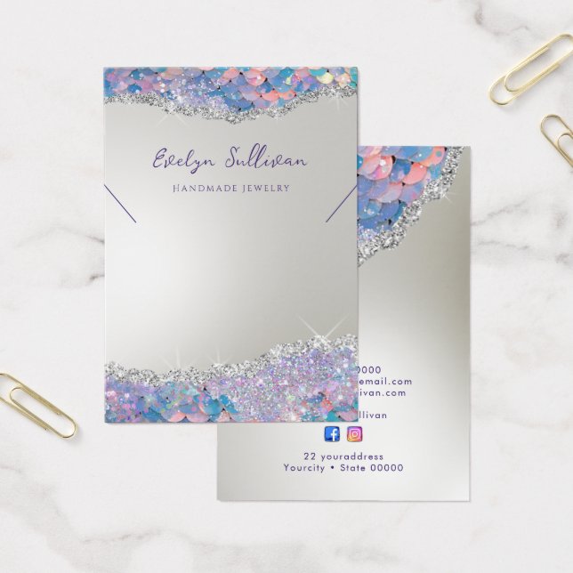 Tarjeta de visualización de collar de secuencia de (Oficina)