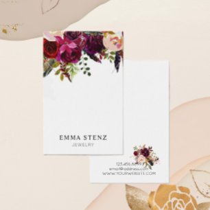 Tarjeta de visualización de collar ・ Flora Boho au