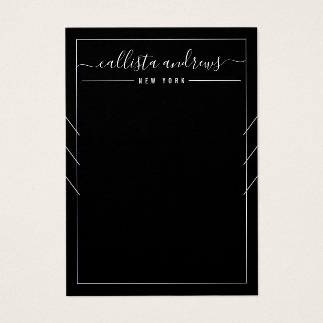 Tarjeta de visualización de collar múltiple con cu (Frente)