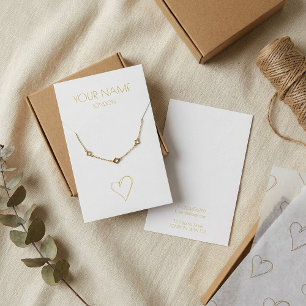 Tarjeta de visualización de collar o pulsera de co