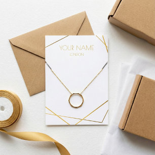 Tarjeta de visualización de collar o pulsera de ic
