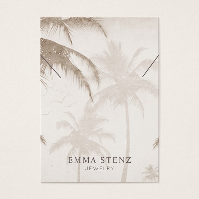 Tarjeta de visualización de collar ・ Pájaros de pa (Frente)