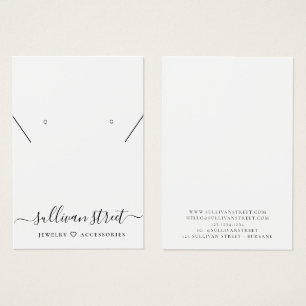 Tarjeta de visualización de collar para la tipogra
