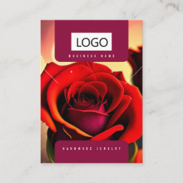 Tarjeta de visualización de collar para rosas de j