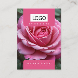 Tarjeta de visualización de collar para rosas de j