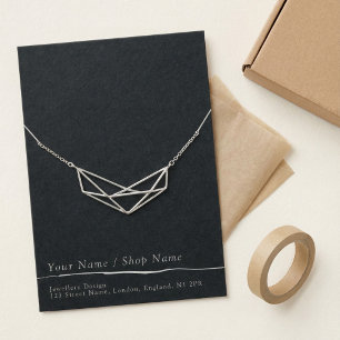 Tarjeta de visualización de collar/pulsera gris os