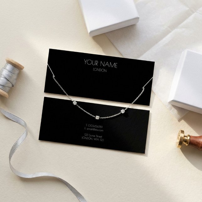 Tarjeta de visualización de collar simple (Simple necklace display card)