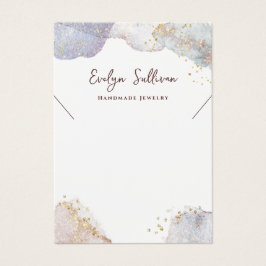 tarjeta de visualización de collares de formas de 