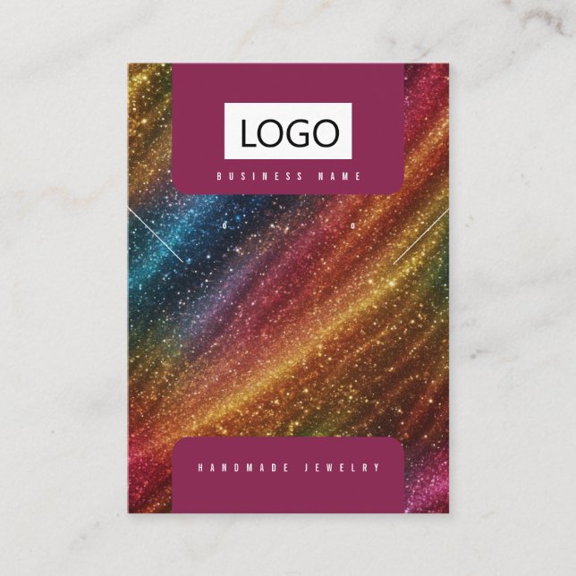 Tarjeta de visualización de collares de joyas arco (Anverso)