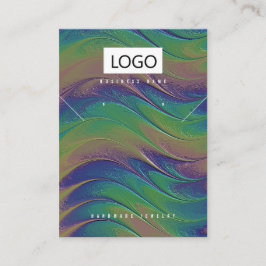 Tarjeta de visualización de collares de joyas arco